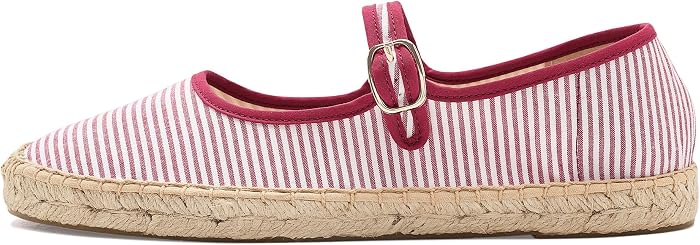 Женские сандалии Soludos Seersucker Mary Jane Espadrille, цвет: Фиолетовый — фото 2