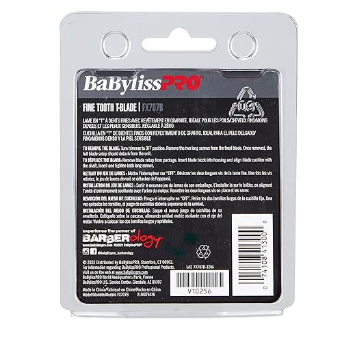 Miniatura 3 de BaBylissPRO - Cuchillas de repuesto para recortadoras de cabello (FX787) y recortadoras LoPROFX (FX726)
