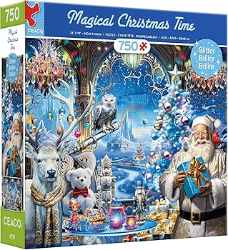 Amazon.com: Ceaco - Glitter - Magical Christmas Time - 750