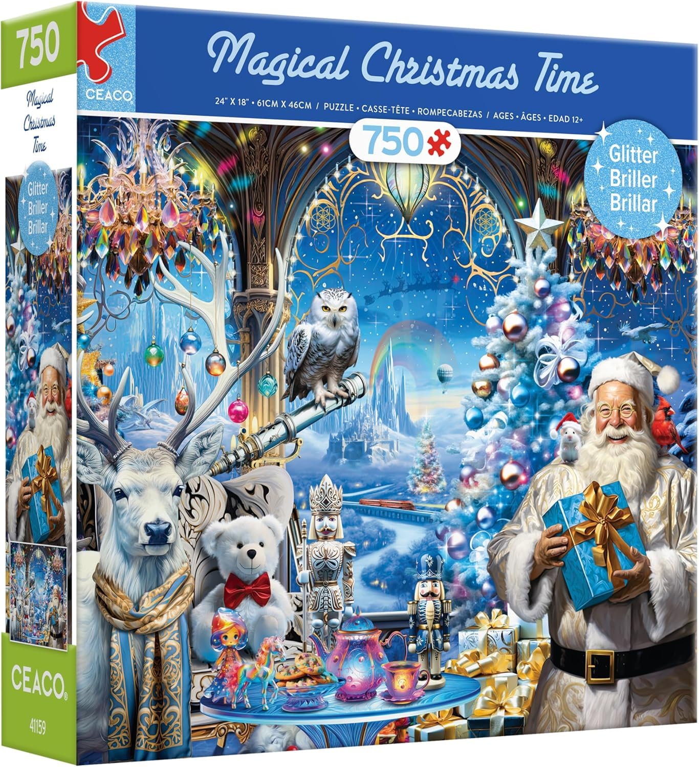 Ceaco - Glitter - Magico Tempo di Natale - Puzzle da 750 pezzi