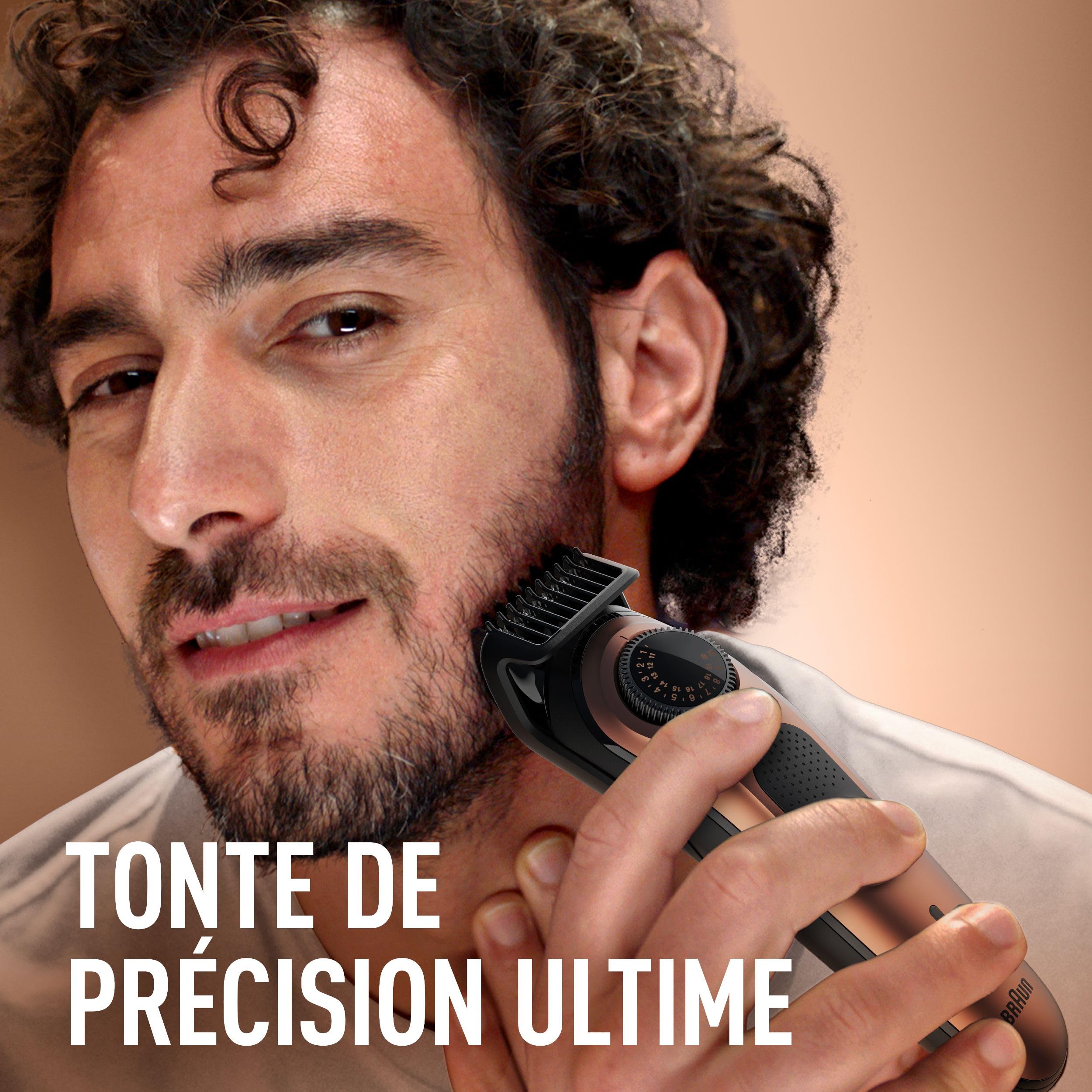 King C. Gillette Tondeuse Barbe Homme Pro, Electrique, Multicolore – sans Fil, Autonomie de 80 mins, Lames de Longue Durée, 40 Réglages de Longueur, Kit de Rasage avec 2 Sabots