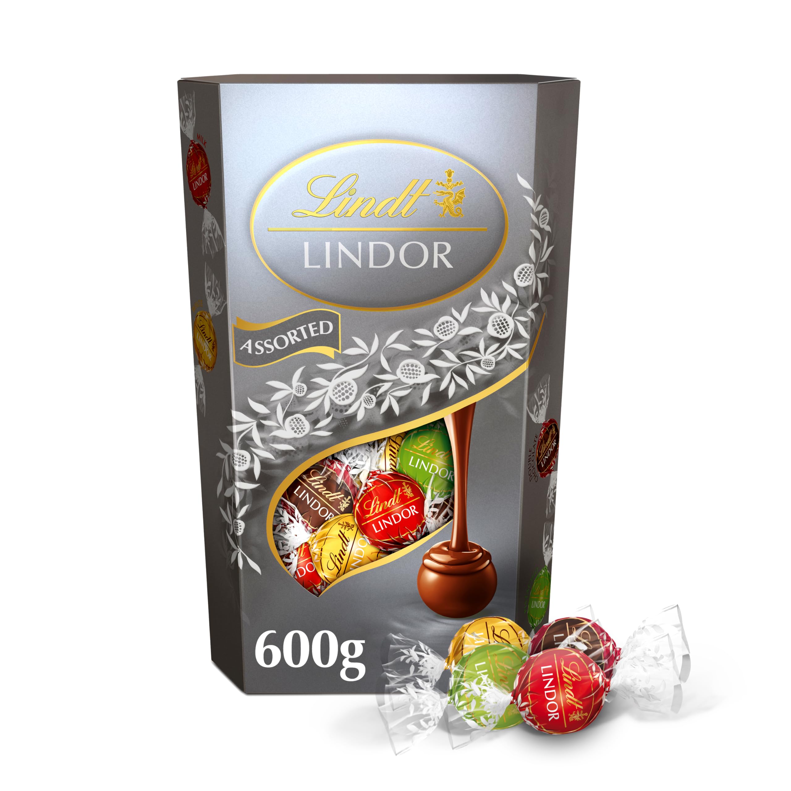 Lindor Silver Cornet Chocolate With Melting Filling - 600G