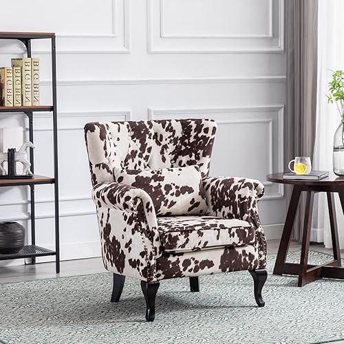 Miniatura 55 de Sillas de lectura Accent Midcentury - Sofá esquinero moderno y cómodo con respaldo copetudo para sala de estar, dormitorio, sala de recepción,