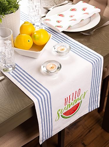 Miniatura 5 de DII Watermelon Collection - Camino de mesa, 14x72, Hello Summer