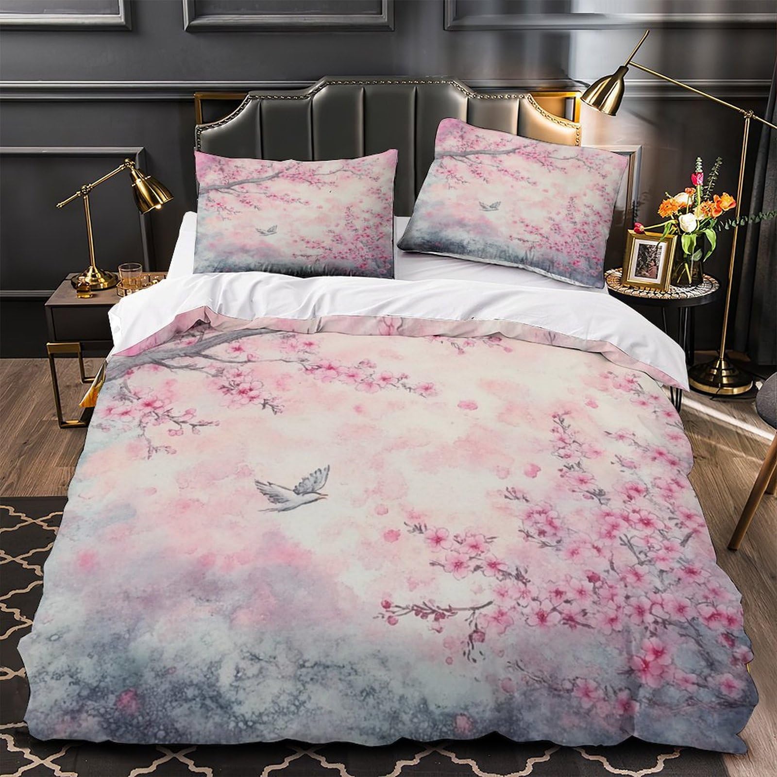 Housse de couette 200x200 en microfibre ultra douce à fermeture éclair