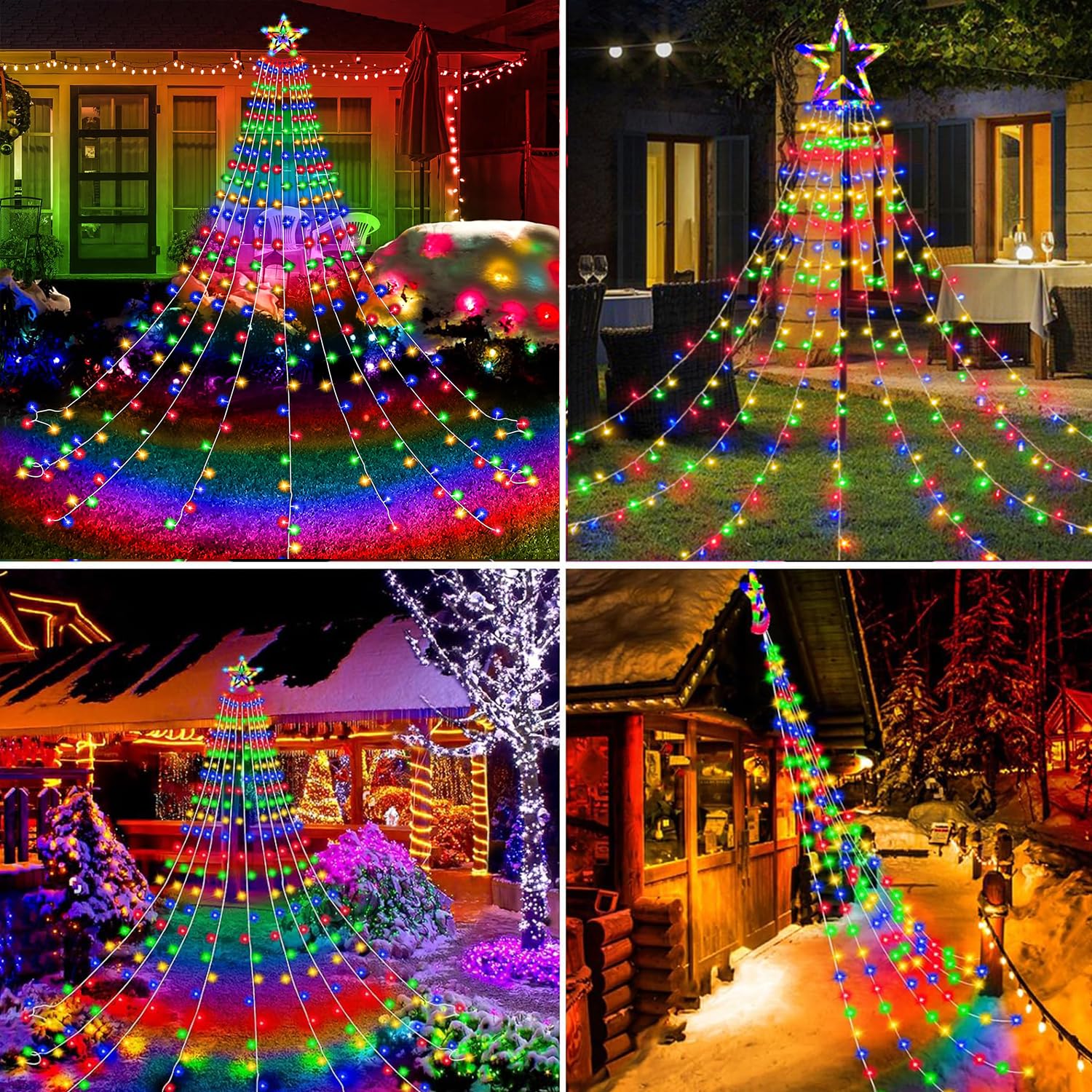 Amazon.co.jp: イルミネーションライト 屋外 ソーラー クリスマス