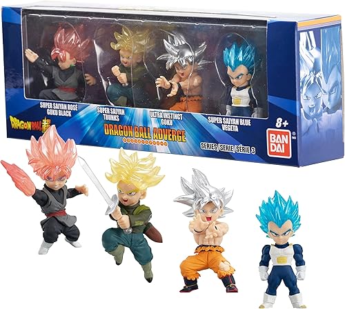 Dragon Ball Super Adverge Set 5, Ultra Instinct Goku, Goku Black Rose, SS Trunks, SS God SS Vegeta
