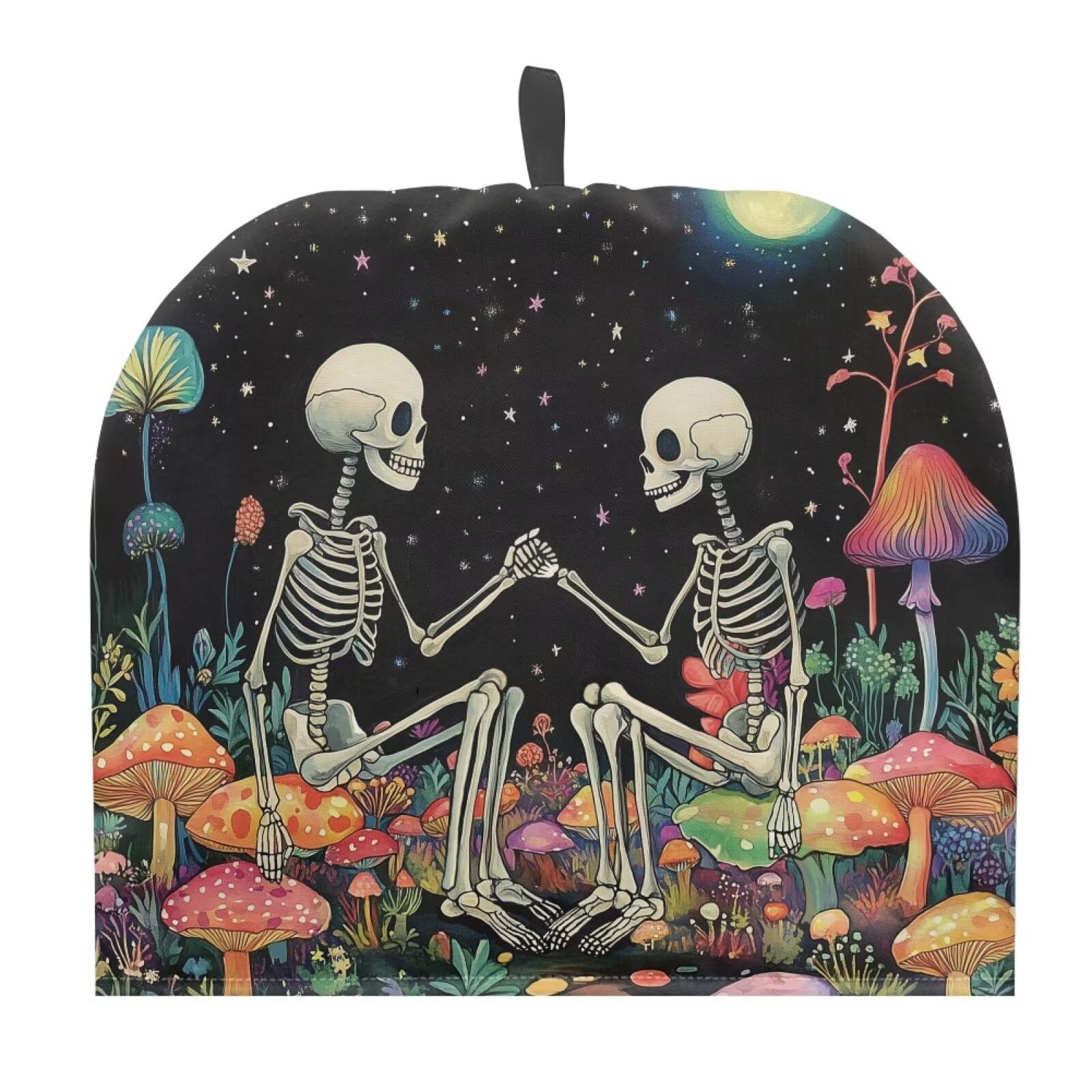 NETILGEN Skeleton Mushroom Insulated Teapot Cozies Dust Cover Tea Warmer to Keep Tea Warm, Kitchen Home Decro for Mom, Wife, Friends