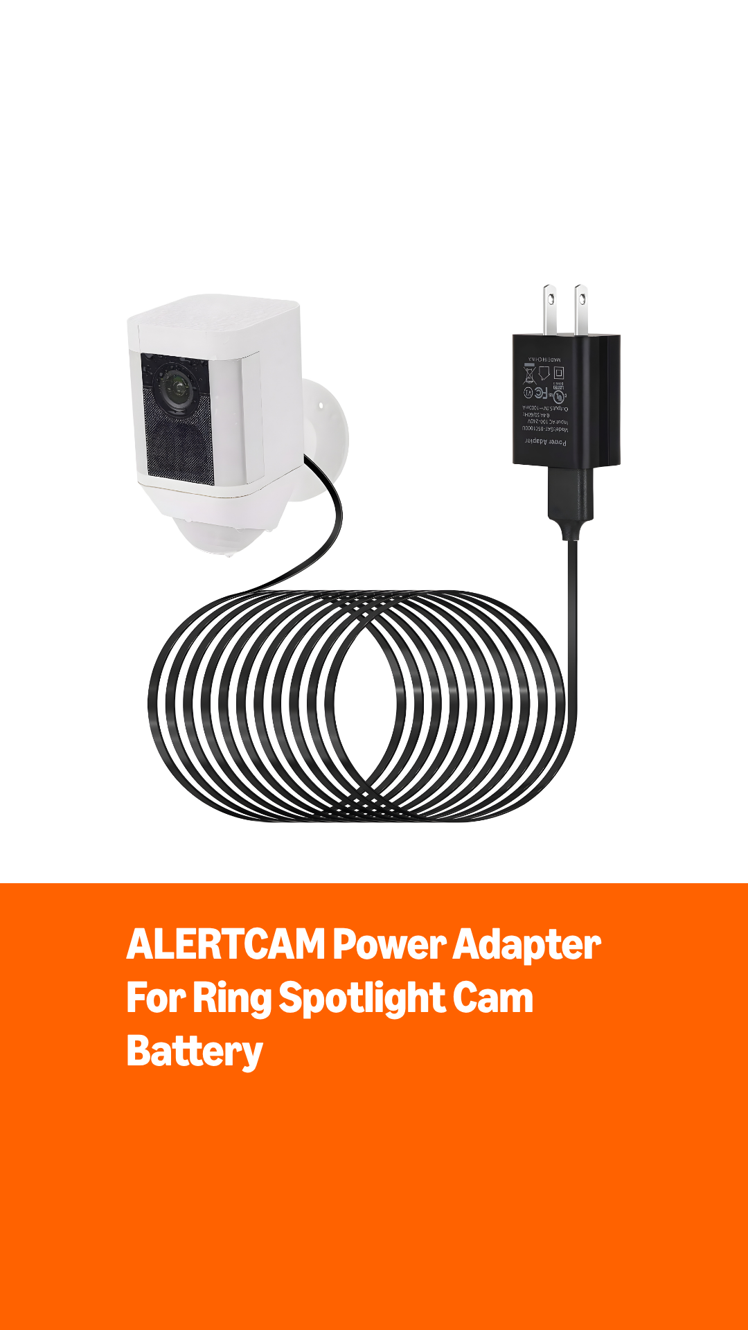 Ring Spotlight Cam Plus Battery 電源アダプター付 Amazon.com: Power Adapter for Spotlight Cam Plus/Pro (Battery) and