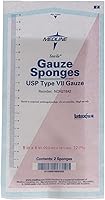 Vista 12 de Medline Esponjas de gasa tejida 100% algodón estéril, 3 x 3 pulgadas, 12 capas, ideales para vendaje de heridas y limpieza general, 2 paquetes