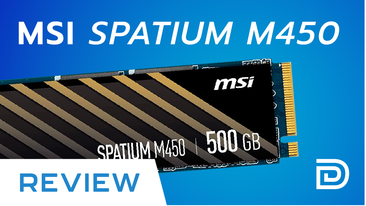 Watch MSI SPATIUM M450 PCIe 4.0 NVMe M.2 Review ft Digital