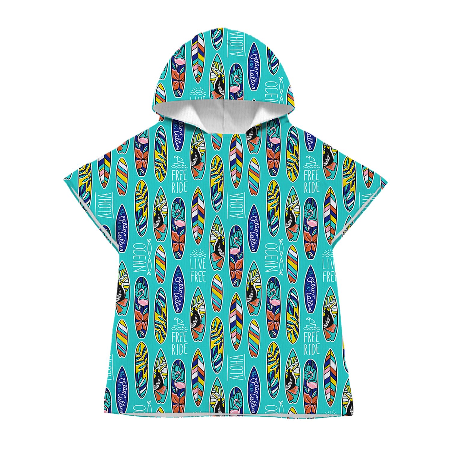 LOMTRATS Quick-drying Surf Poncho, Changing Towel, Bathrobe