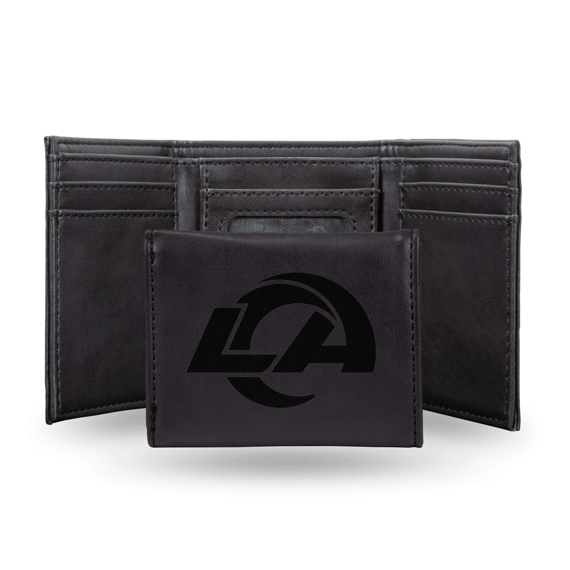 Rico Industries NFL Laser Engraved Trifold Laser Engraved Tri-Fold Wallet - Men's Accessory