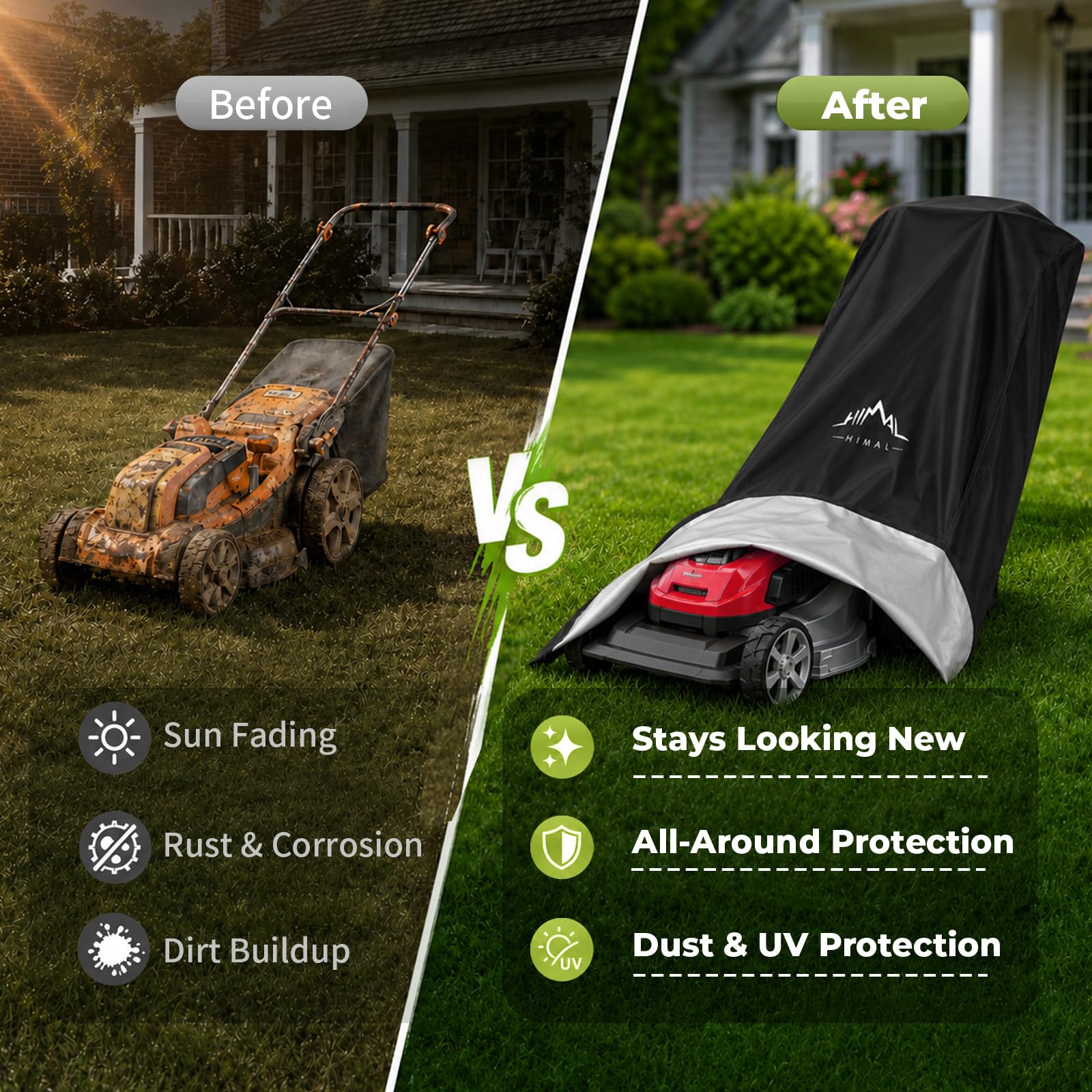 Amazon.com : Himal Outdoors Push Lawn Mower Cover Waterproof