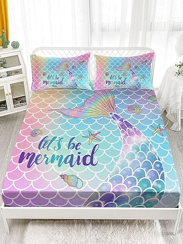 Miniatura 7 de Juego de sábanas bajeras y sábanas encimeras de 4 piezas con estampado de mariposas negras y azules con 1 sábana encimera y 1 sábana bajera + 2