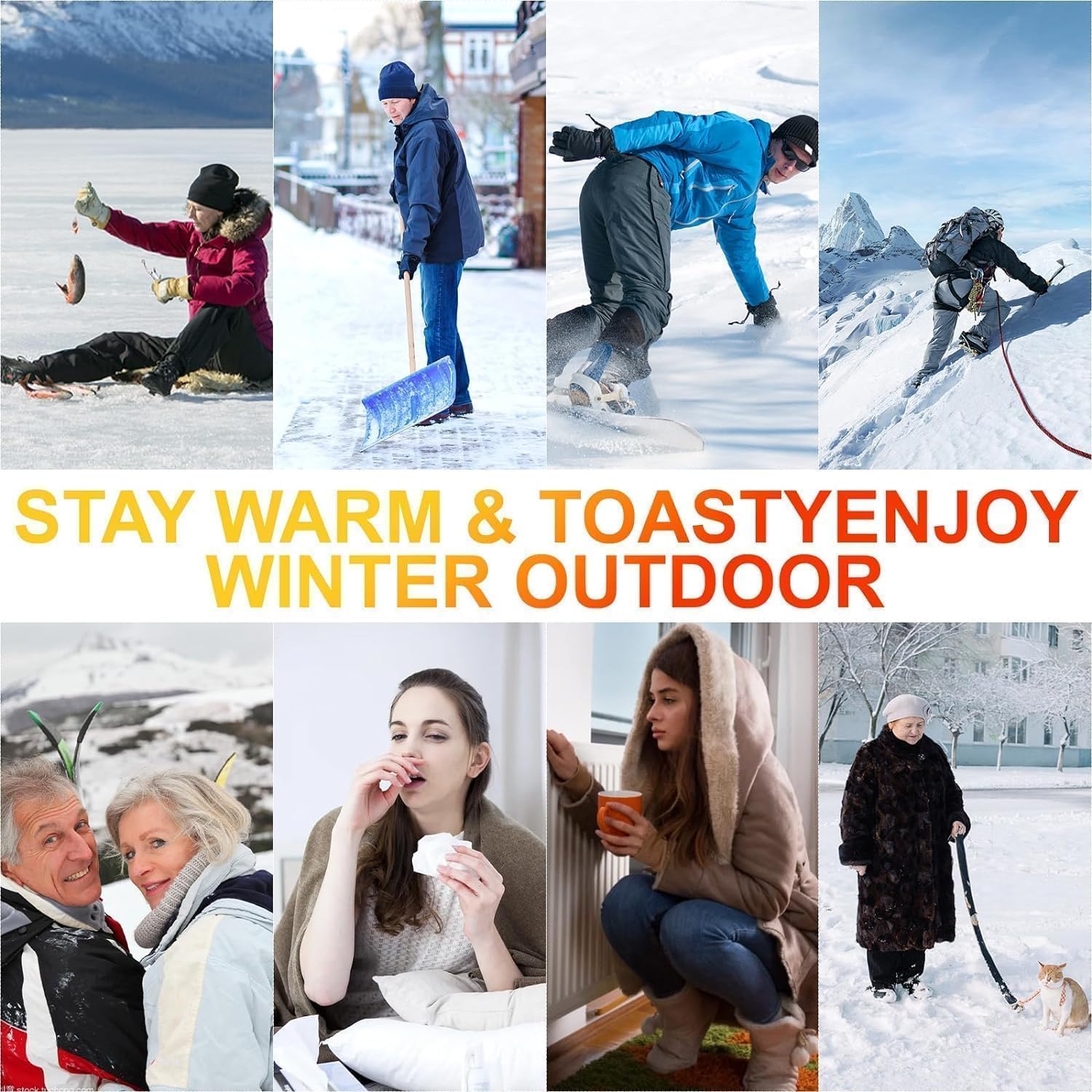 Electric Heated Socks, 3.7V 6000mAh Rechargeable Electric Heated Socks for Men Women Washable Thermal Foot Warmers for Hunting, Camping, Skiing & Outdoor Sports - Image 6