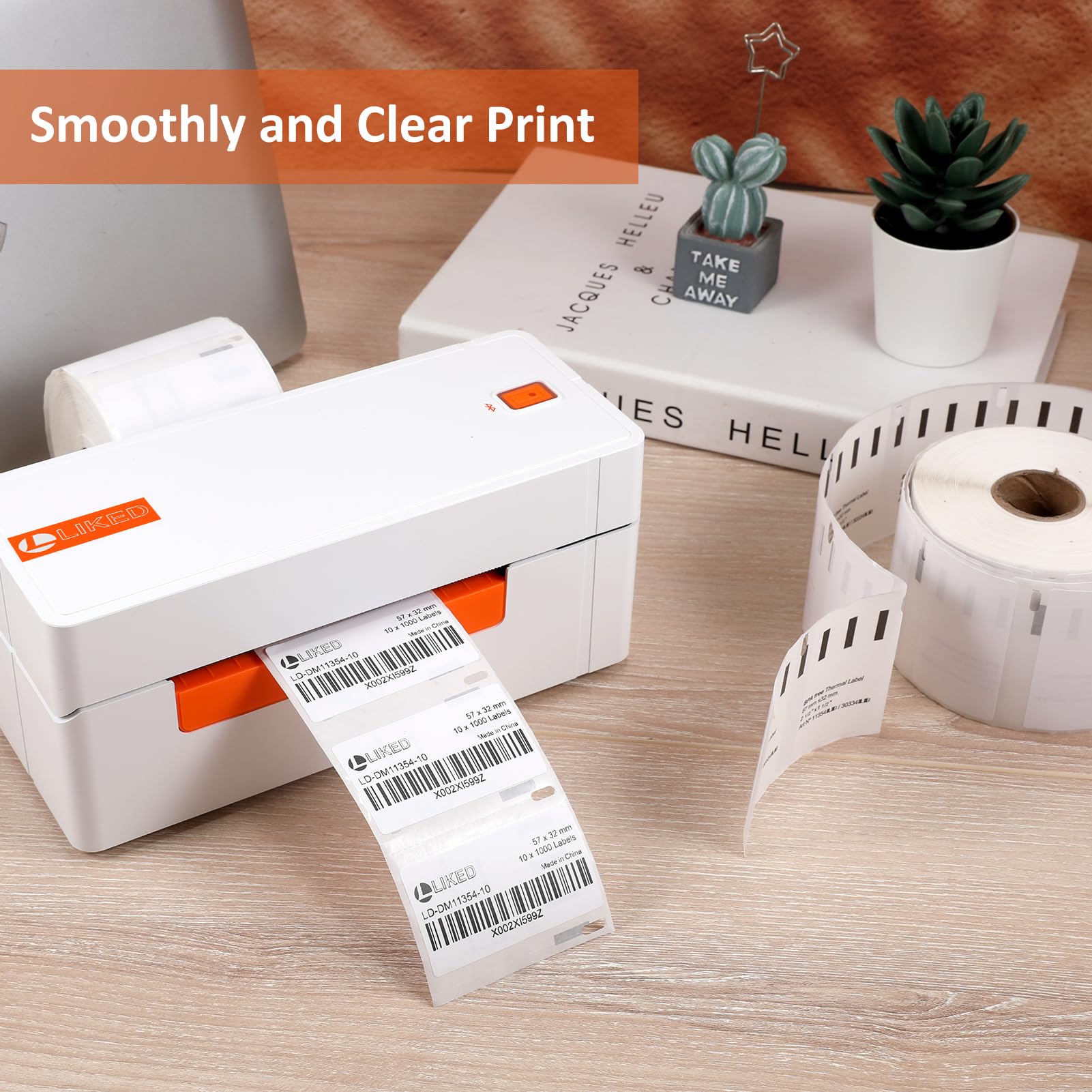 8 Rolls 30334 Thermal Labels - 1-1/4" X 2-1/4" White Paper For DYMO & Rollo Printers