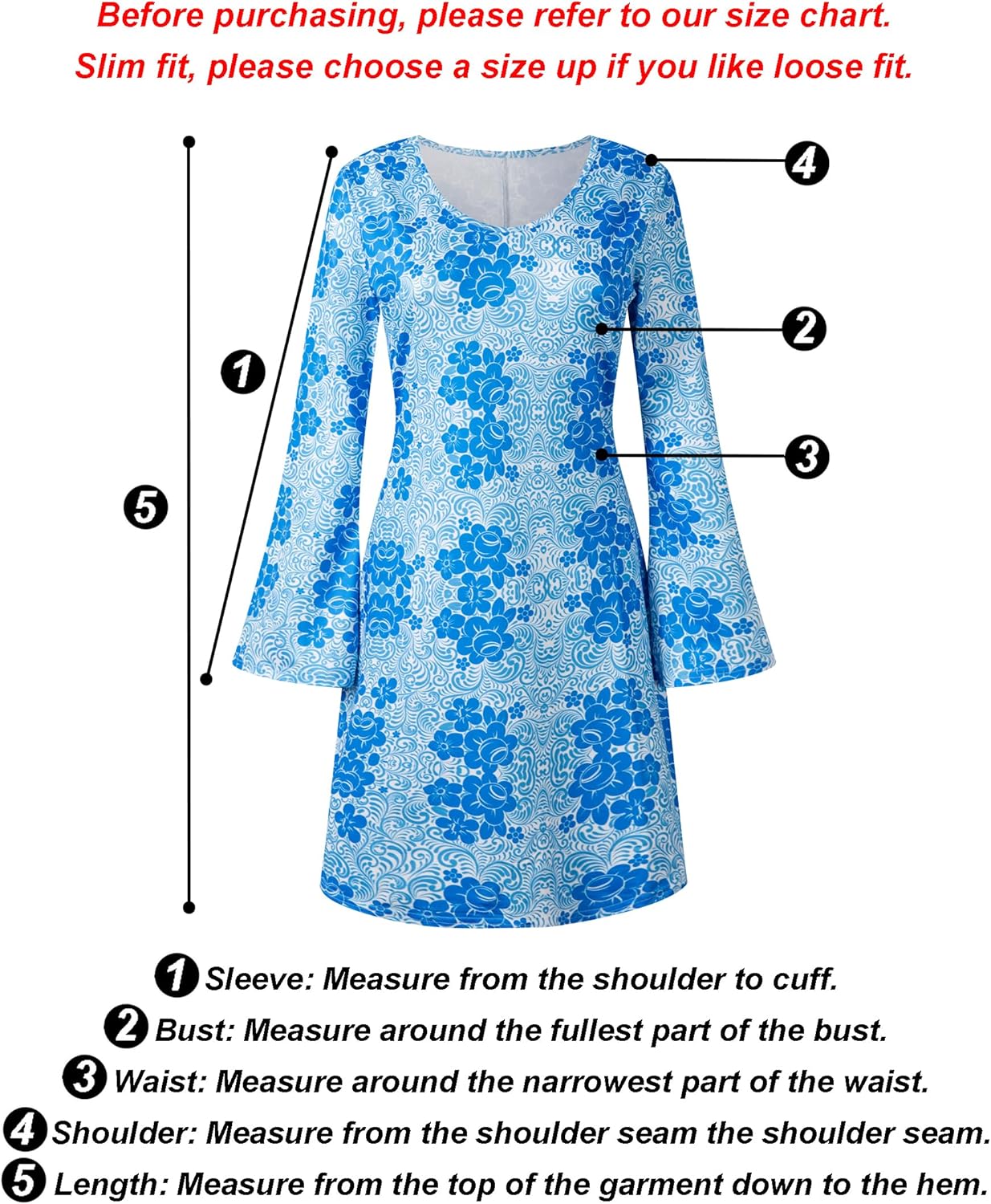 60s 70s Disco Outfit Hippie Costume Women, 1970 Style Clothes Dress Peace Sign Accessories Jewelry Halloween - Image 2