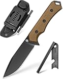 BOAR Survival Knife with Fire Starter, 4.1