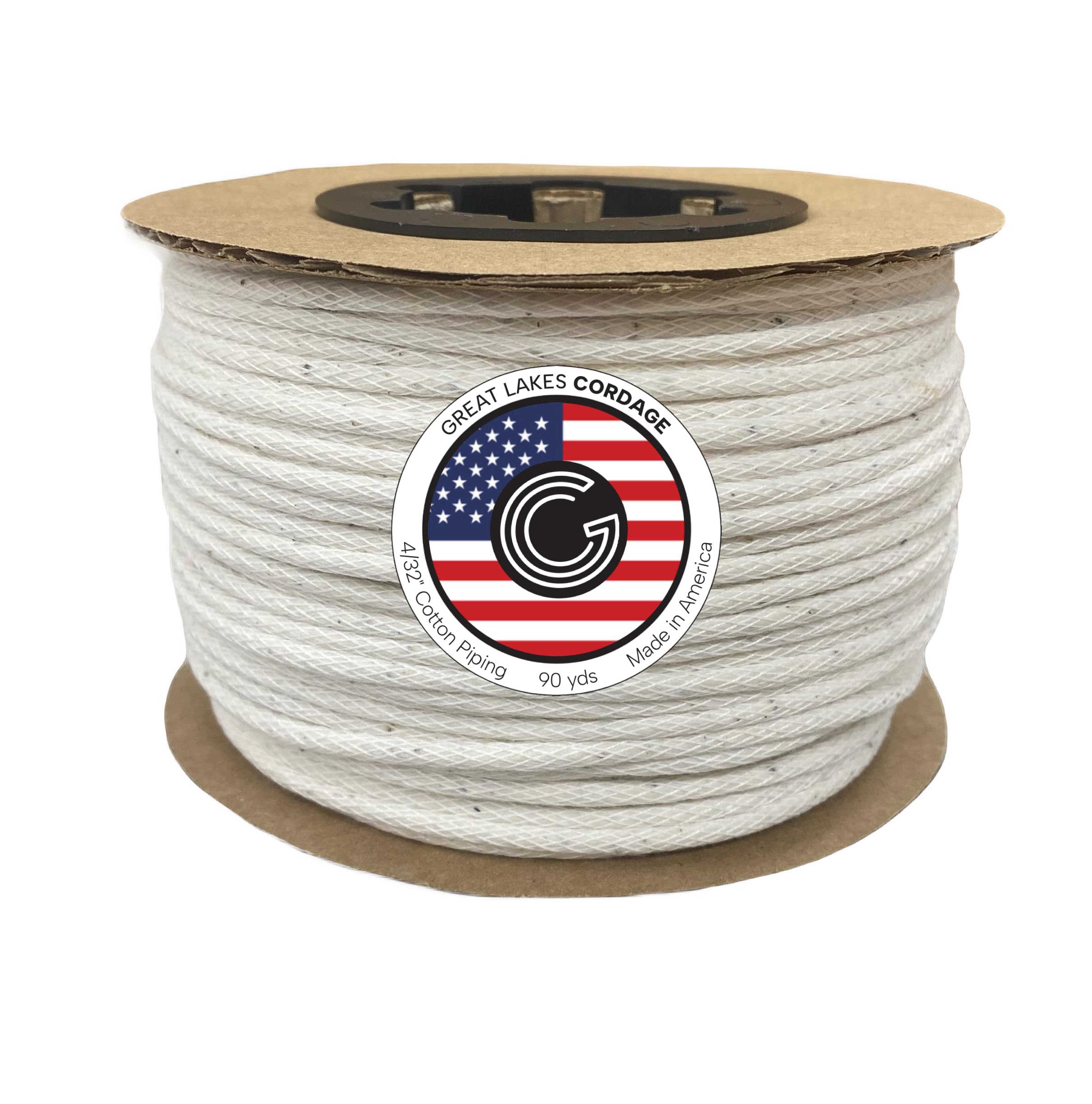 Cotton Piping Cord Size 00 [4/32" 1/8"] (90 Yards)