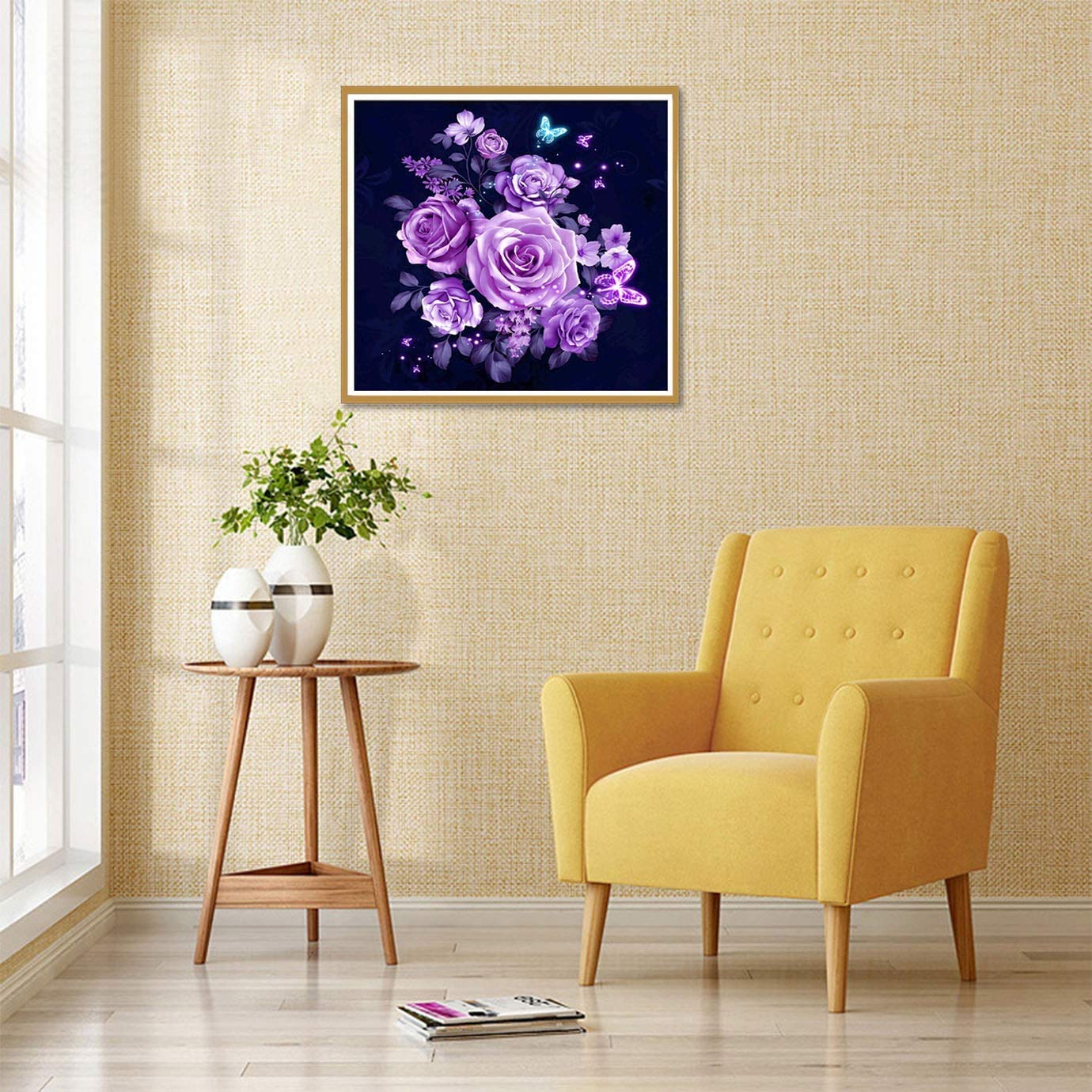 Reofrey Diamond Painting Misterioso 5D - Kit Completo Fai Da Te Con Tela, Diamanti E Strumenti - Sorpresa Casuale GG2561 - 3