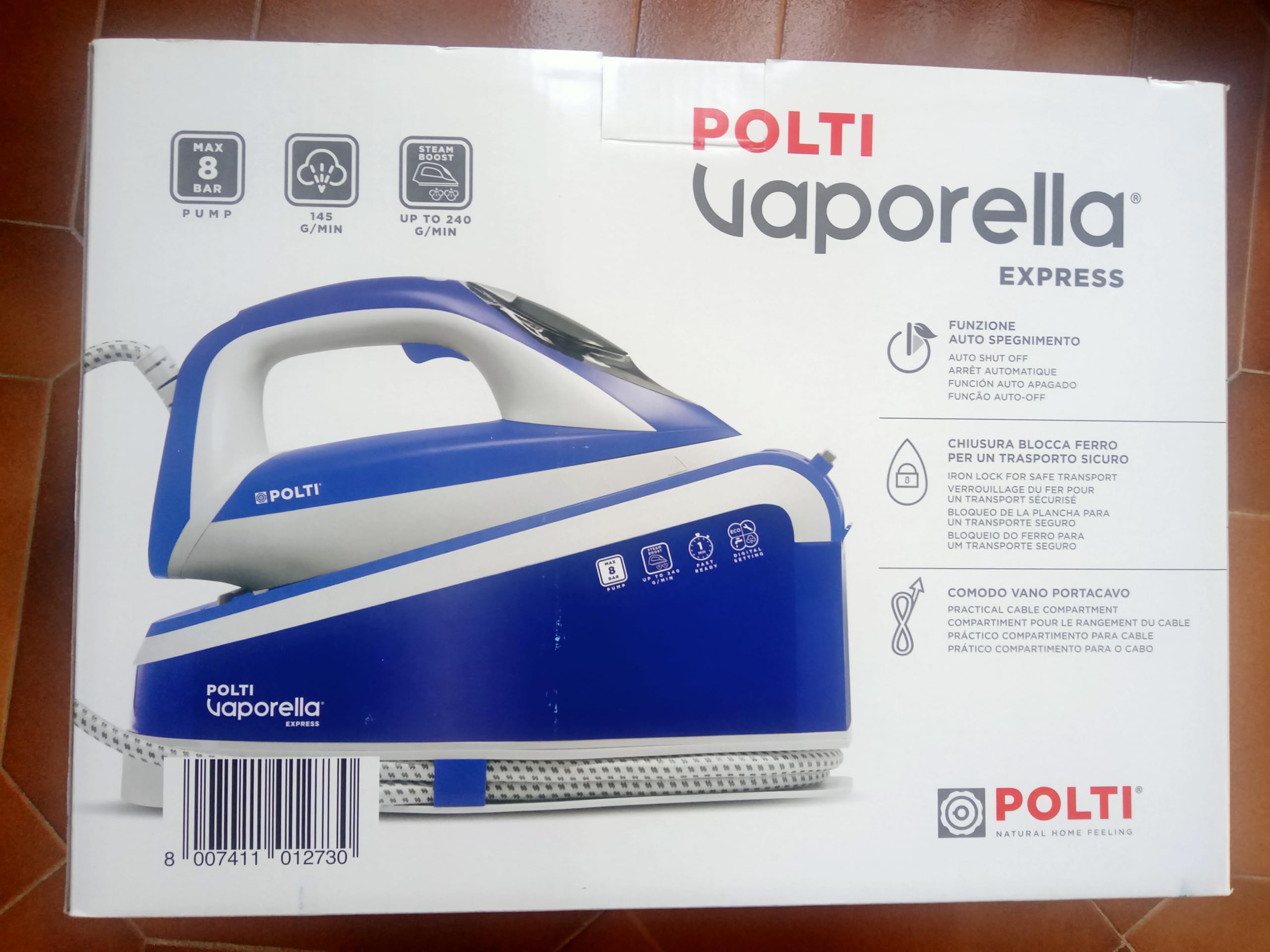 POLTI Planchas de Vapor de la Marca Modelo Ferro Car.Continua VAPORELLA Express VE30.30