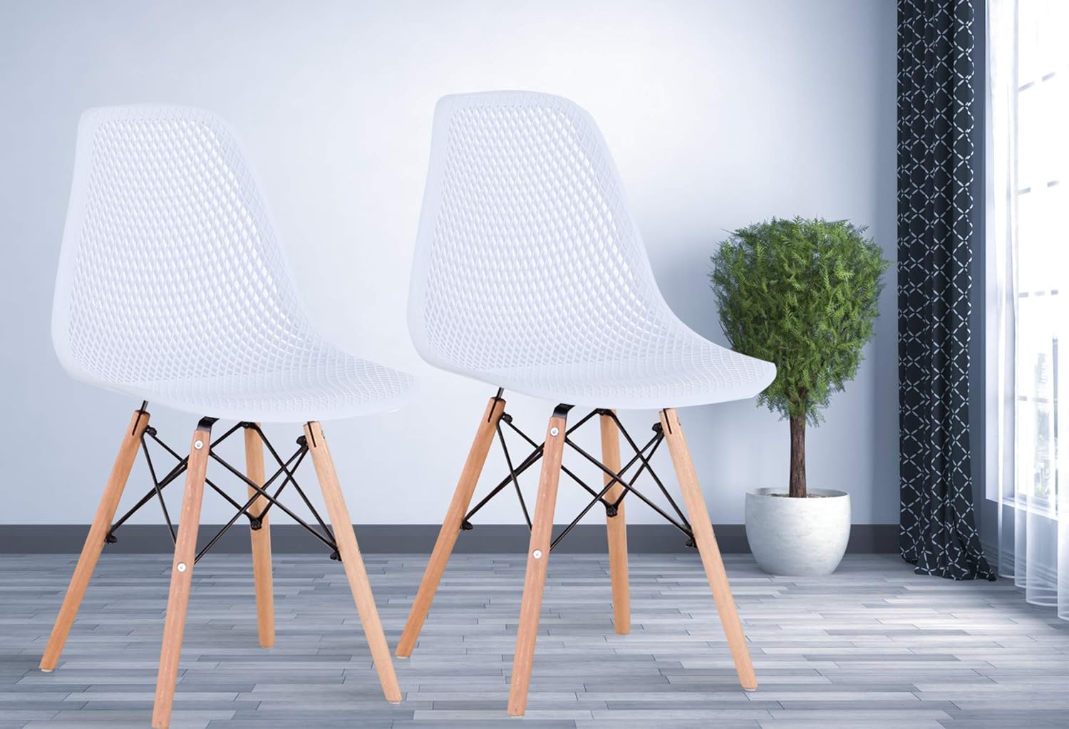 Buy Set Of 4 Modern Style Dining Chair Mid Century White Modern Chair Plastic Chair For Kitchen Dining Bedroom Living Room Side Chairs B White Online In Indonesia B07zh64y94 Buy Set Of 4 Modern Style Dining Chair Mid Century White Modern Chair Plastic Chair For Kitchen Dining Bedroom Living Room Side Chairs B White Online In Indonesia B07zh64y94