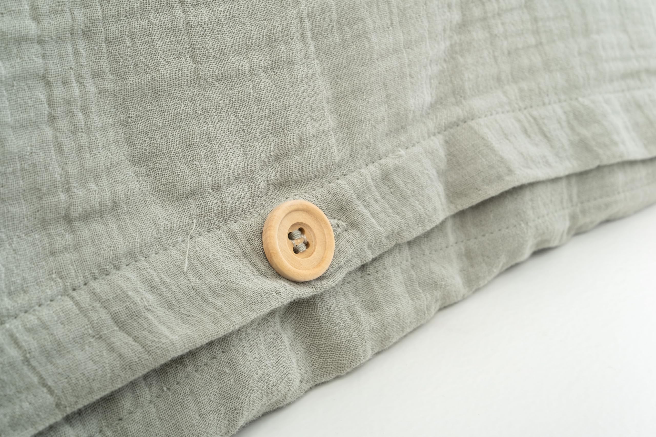 Träumeland bed linen green according to GOTS certified, 100/135 + 40/60 cm - Image 3