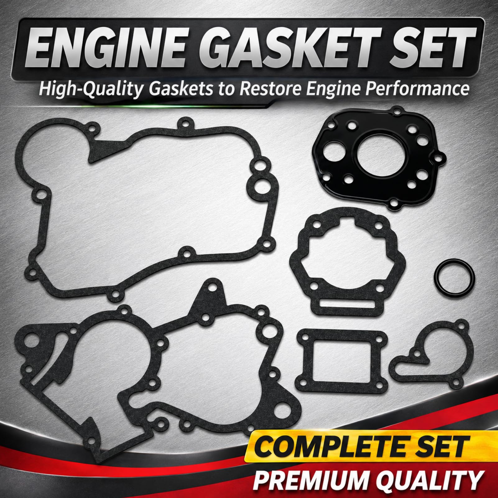 junta motor para Der-bi Euro 3 y 4 Senda RCR/SMT RS4 50, junta de culata cárter embrague bomba cilindro encendido para motor D50B0 2T