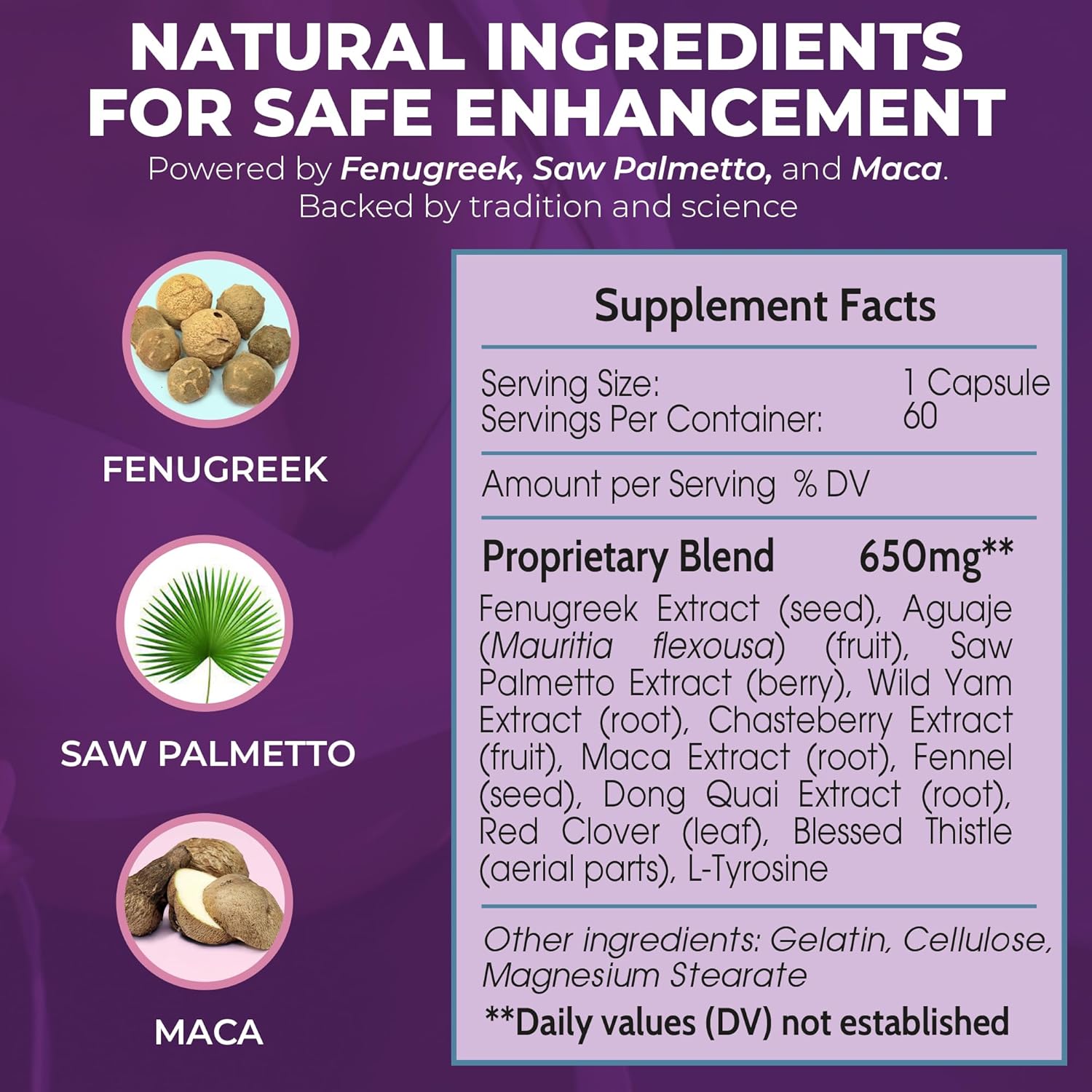 Busty Boost Breast Enhancement Pills - Enhancement & Enlargement Pills for Bigger Boobs & Growth. Natural Fenugreek, Saw Palmetto & Maca Formula. Fuller, Firmer Breasts in 1-2 Months – Made in USA