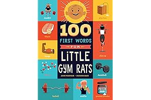 100 First Words for Little Gym Rats - Sturdy Board Book with...