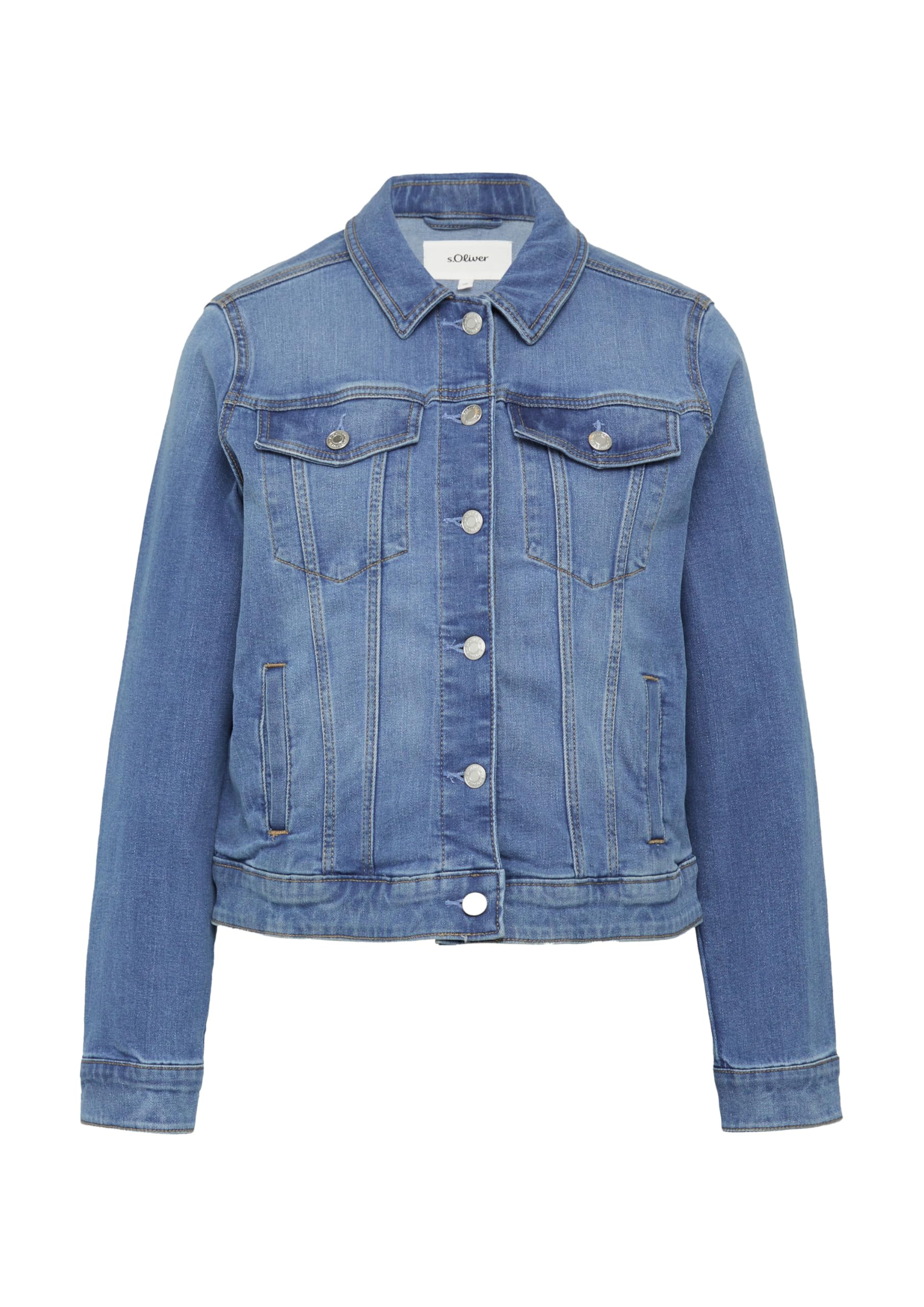 s.Oliver Jeansjacke mit Eingrifftaschen