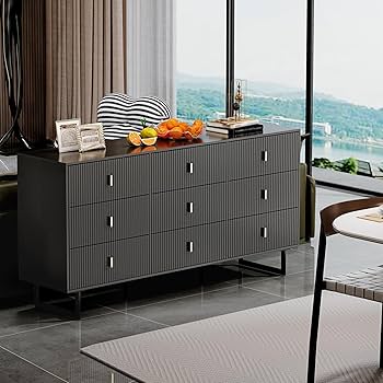 Amazon.com: Chrangmay Modern Chest of Drawers with 9 Drawers,Deep