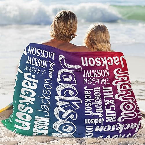 Vista 14 de Manta personalizada con texto, manta personalizada con nombre para madre, padre, adultos, amigos, amantes, perros, mascotas, manta de franela 01
