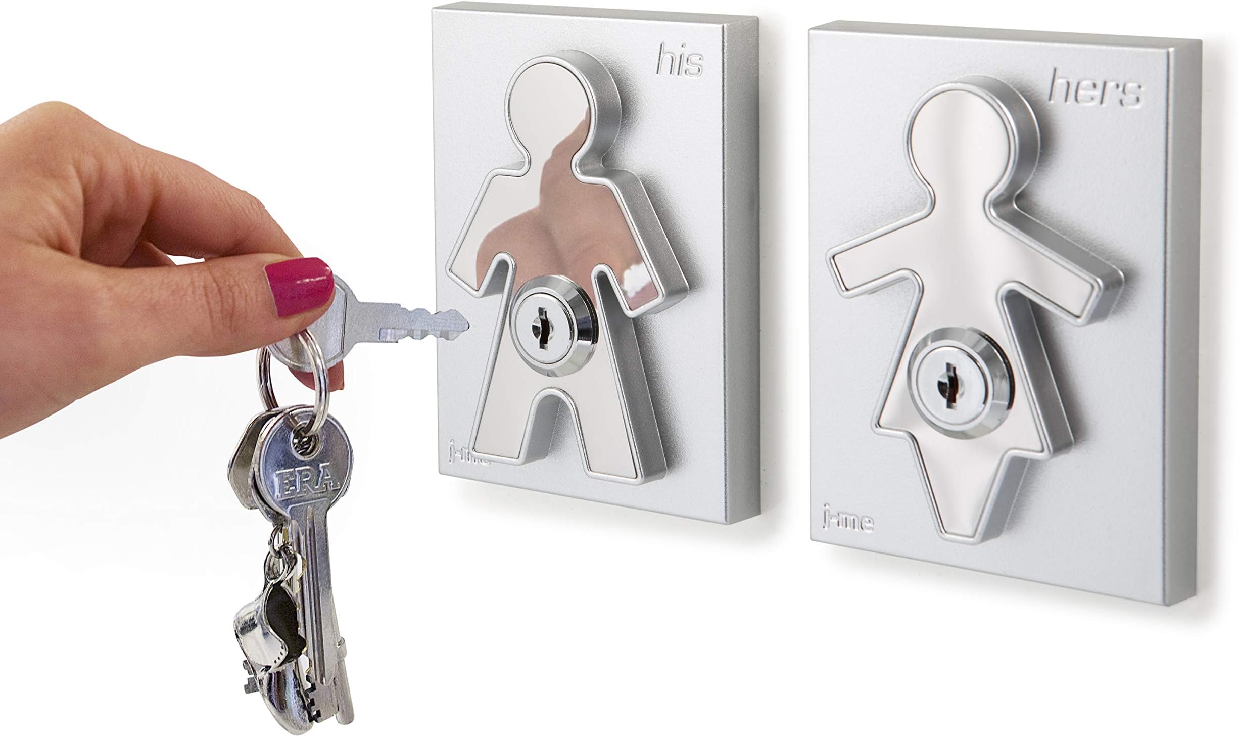 His and Her Key Holders the Couple Human Key Holders (Set of 2) Perfect House Warming Gift for Couples and Newlyweds