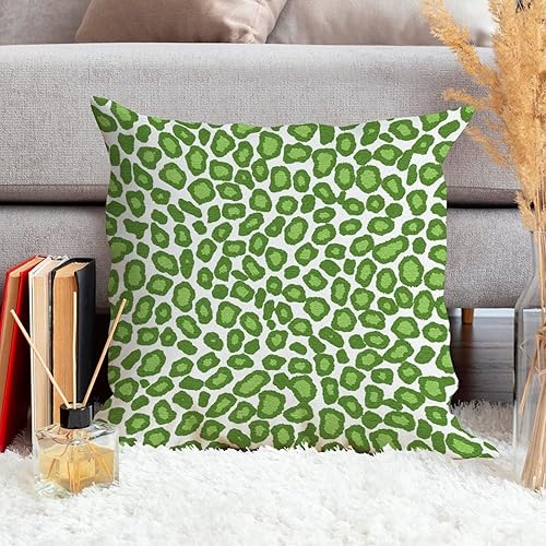 Vista 192 de Funda de cojín con estampado de guepardo rosa intenso, cojín cuadrado con estampado de animales fucsia, funda de almohada decorativa para el hogar