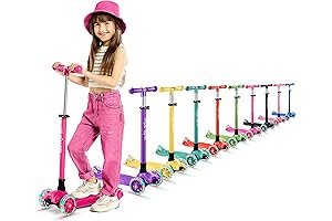 Kids Scooter ― Ultimate Gliding for Young Explorers: Lifemaster 3-Wheel Kick Scooter