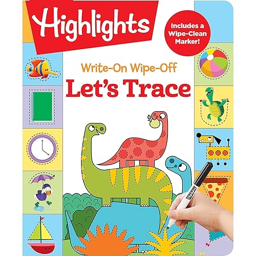 Write-On Wipe-Off Let's Trace (Highlights™ Write-On Wipe-Off Fun to Learn Activity Books)
