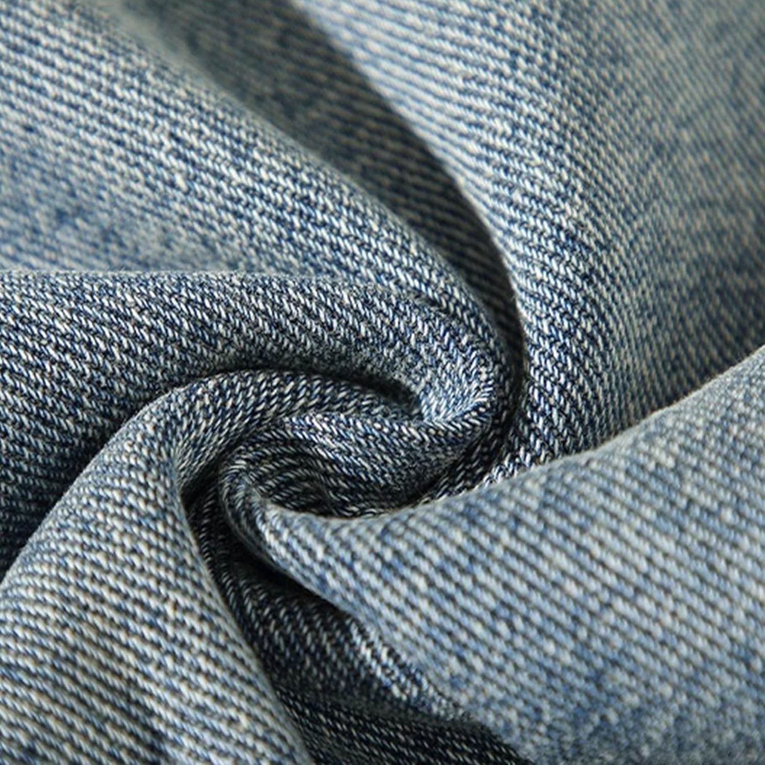 Men Drawstring Loose Denim Pants Classic High Street Solid Straight Jeans Outdoor Date Wear Fashion Denim Trouser