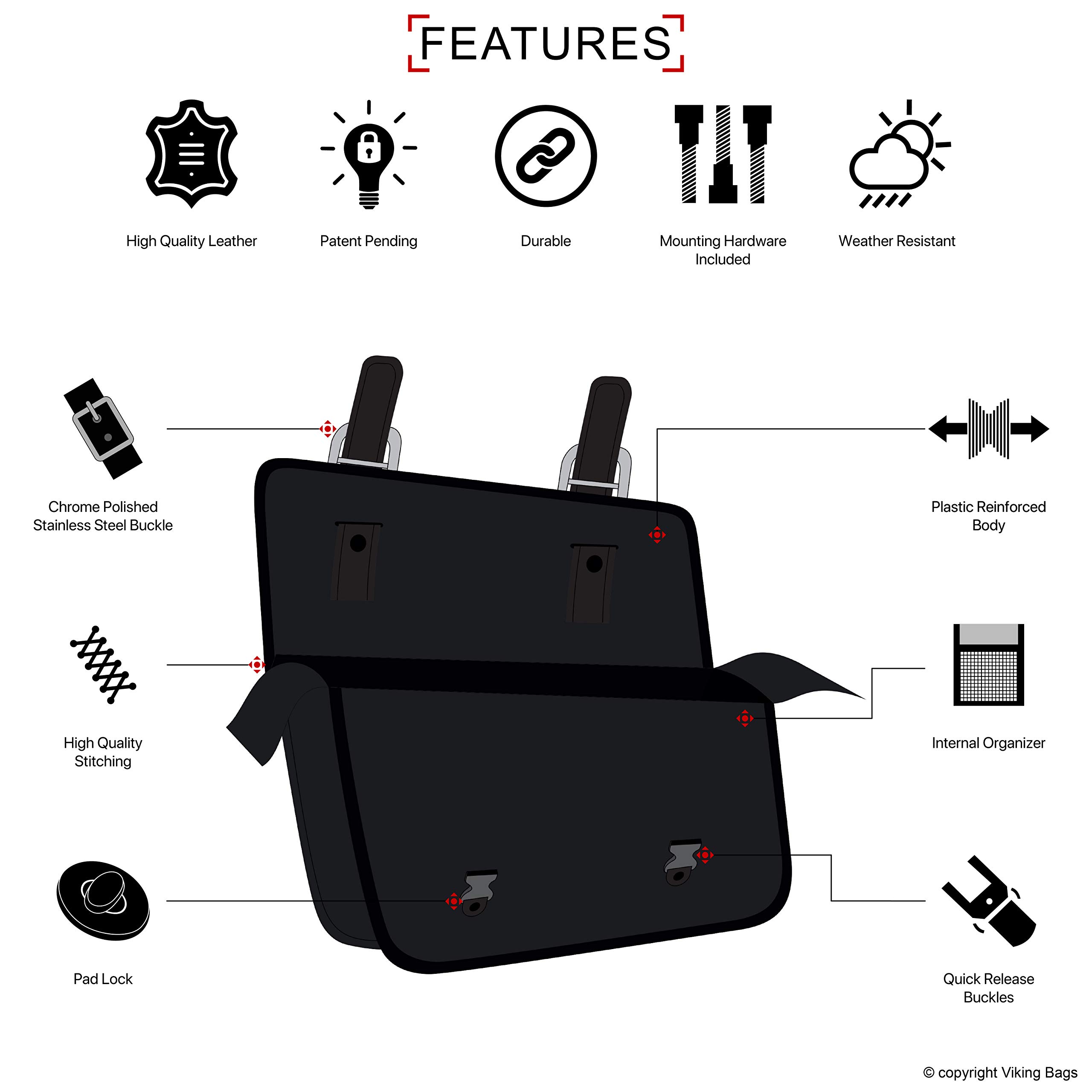 viking bags replacement lock