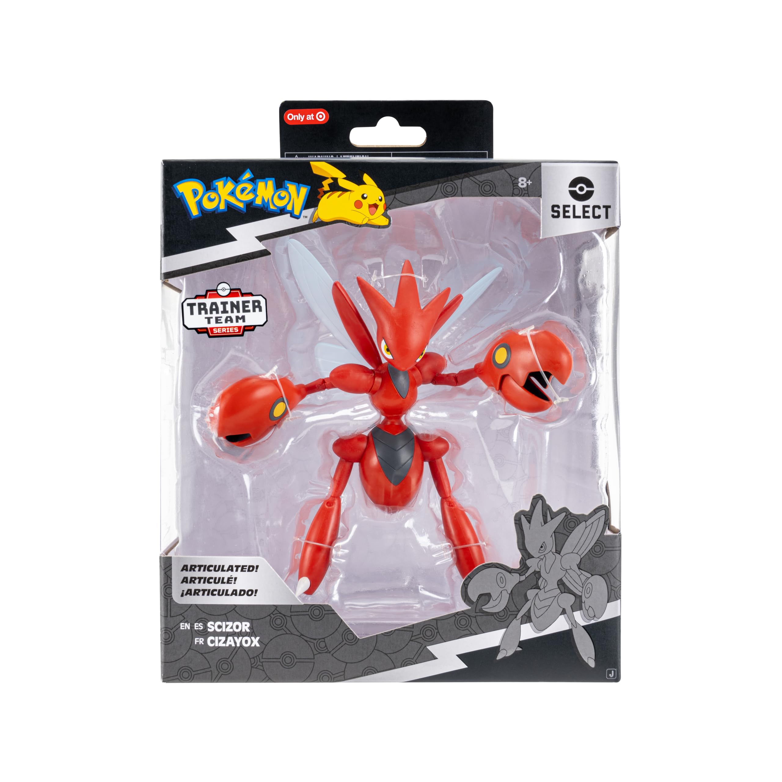 Pokemon Select 6 Inch Super-Articulated Figure (Scizor) W11