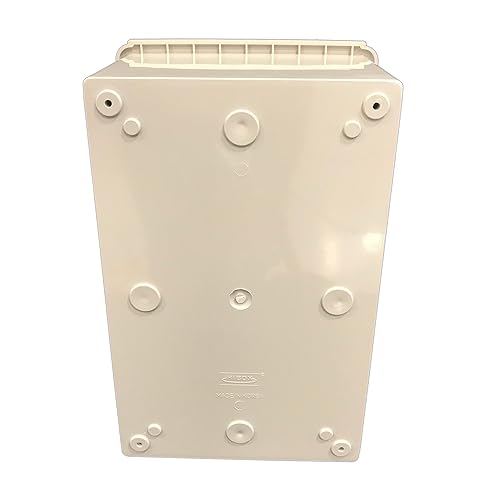 Miniatura 5 de BUD Industries NBF-32218 - Mezcla de plástico para interiores NEMA ABS, 11.99 pulgadas de largo x 7.99 pulgadas de ancho x 6.40 pulgadas de