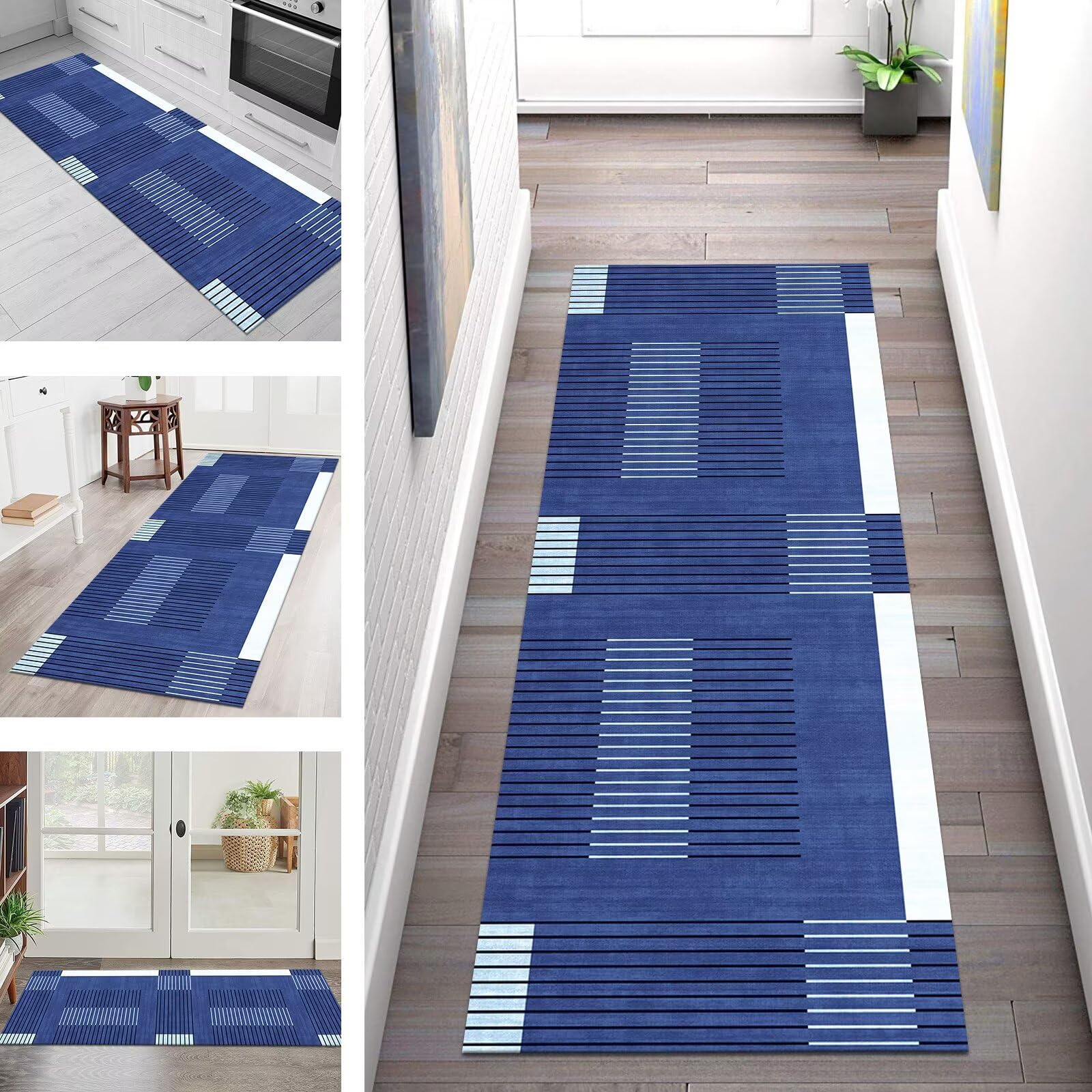 Tapis de couloir antidérapant fini les glissades avec ce tapis de sol lavable