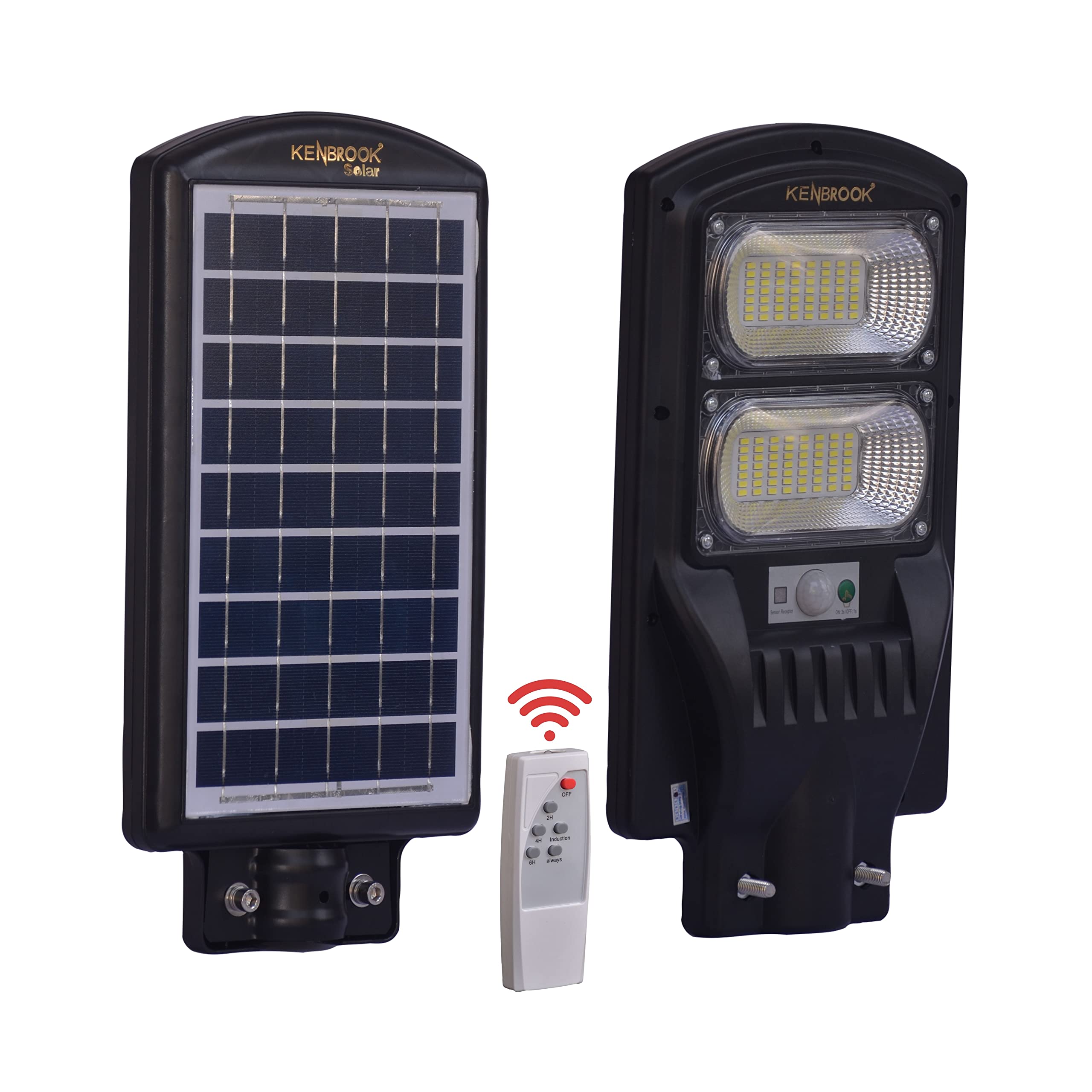 Kenbrook Solar Street Light All in One - IP65 Waterproof, Automatic On Off Motion Sensor Solar Light for Outdoor Use (10 Watt) (B09Q8WLD18) Amazon Price History, Amazon Price Tracker