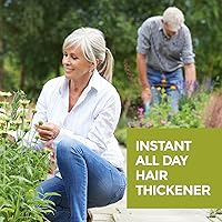 Vista 8 de Fibras capilares para adelgazar el cabello, espray de proteína de queratina natural para engrosar el cabello, fibras capilares para cabello