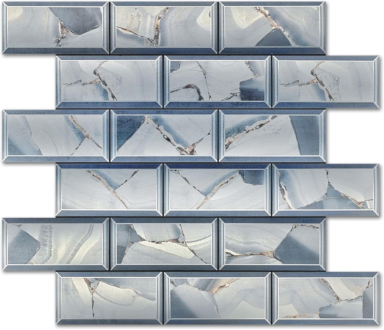 Kieacia Peel and Stick Backsplash - 10 piastrelle autoadesive