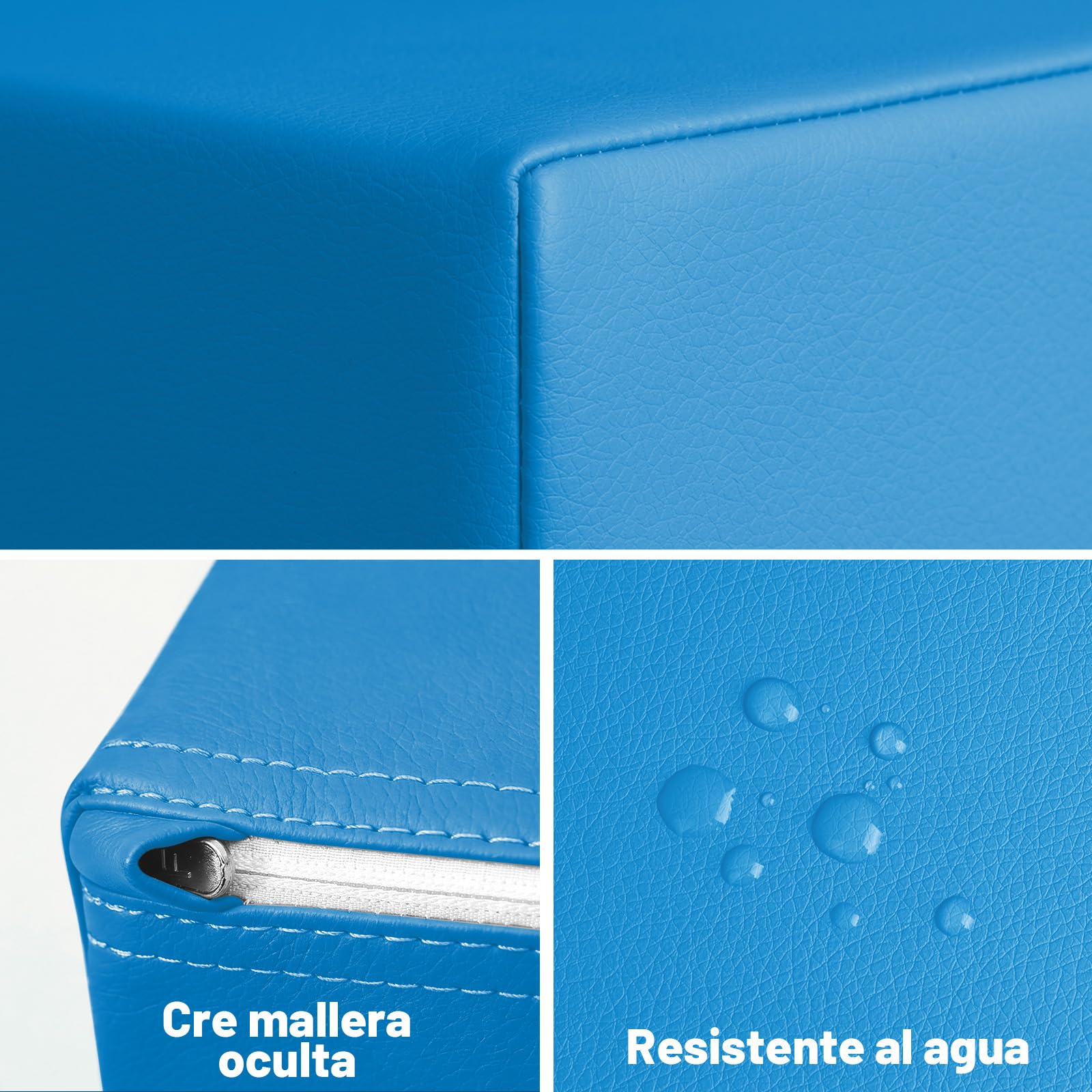 Wilwolfer Juego de 6 Bloques de Espuma para Niños: Cuero sintético Bloques Psicomotricidad Infantil - Set de Escalada Escalera Doble Suave Ligero para Interior Infantil para Escalar y Niños de 3+ Años