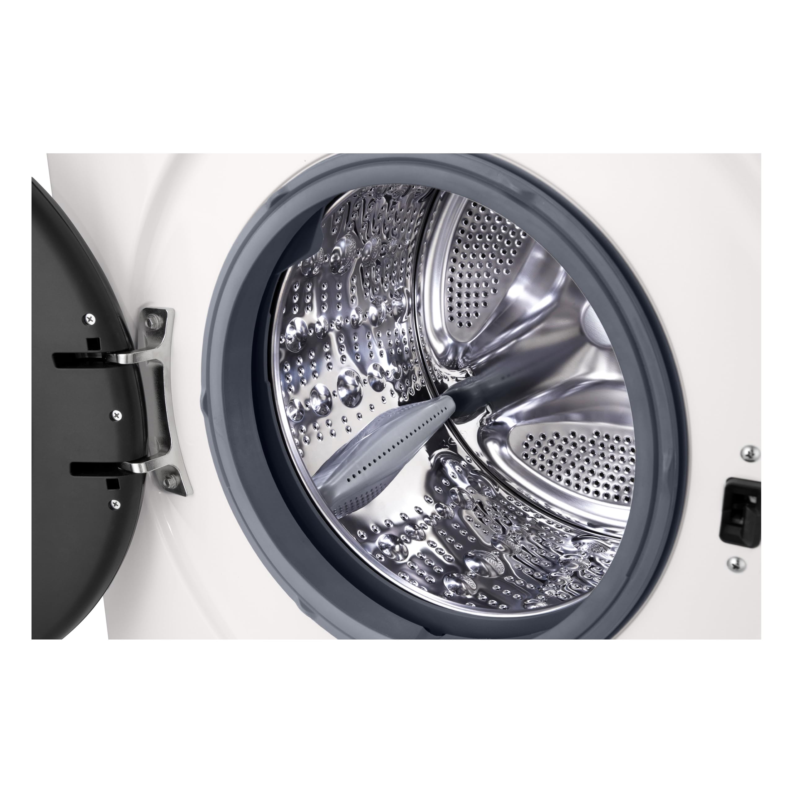 LG W4NX1085NWB Lavasciuga 8/5kg Serie X1, Lavatrice e Asciugatrice Insieme Classe A/E, 1400 Giri, Wi-Fi, Top Rimovibile, Vapore Allergy Care, Tecnologia 6 Motion Direct Drive, Bianca