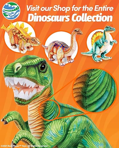 Miniatura 4 de Juguete de peluche de dinosaurio de 31 pulgadas, animales de peluche de dinosaurio, peluche de dinosaurio, juguetes de dinosaurio para niño pequeño,
