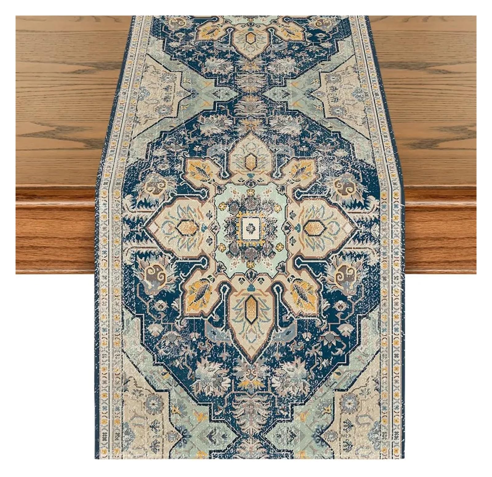 Table Runner Table Runners Linen Country Rustic Farmhouse Fall Kitchen Dining Decor Home Holiday Party(02,200x33cm 78.7x13inch)